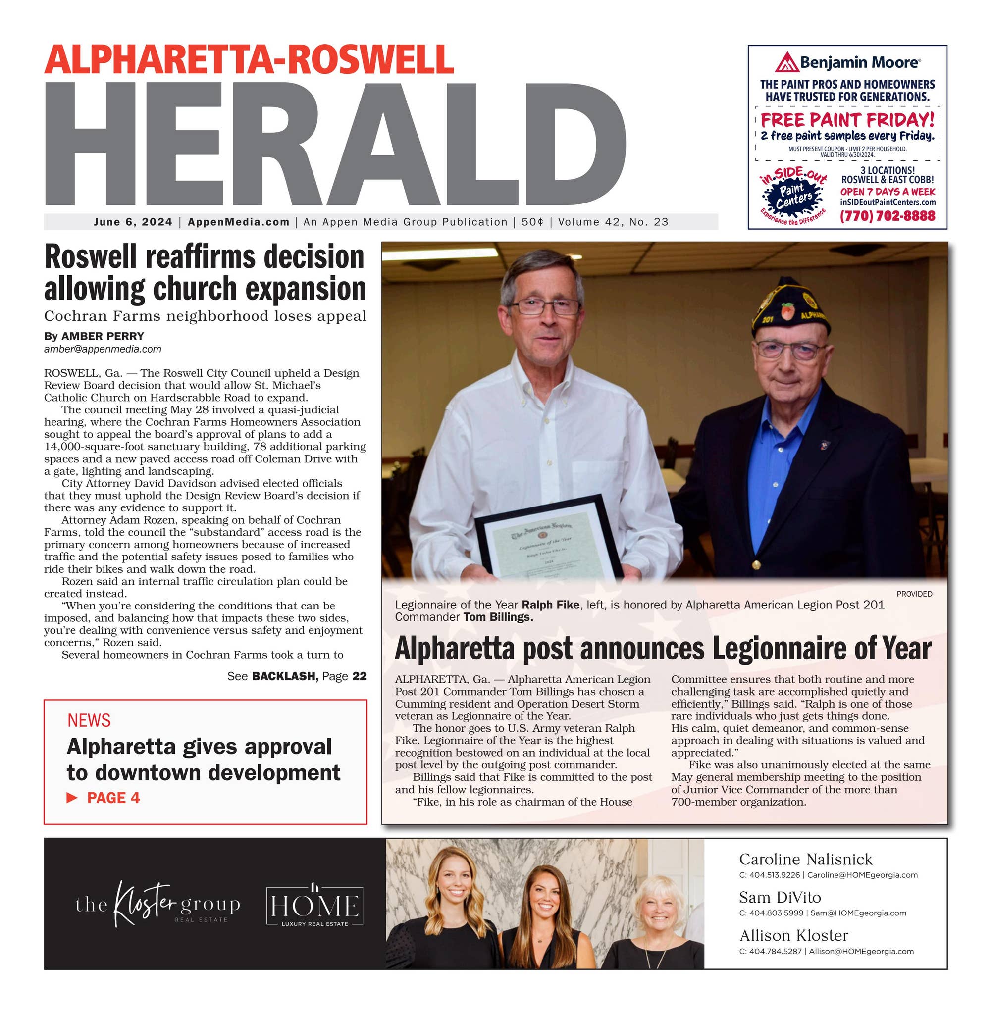 Alpharetta-Roswell Herald - June 6, 2024 by Appen Media Group - Issuu