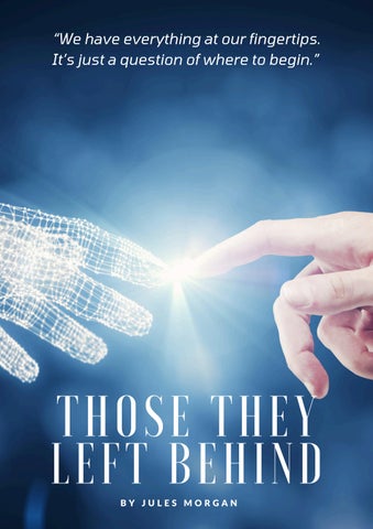 Those they left behind by Jules Morgan 