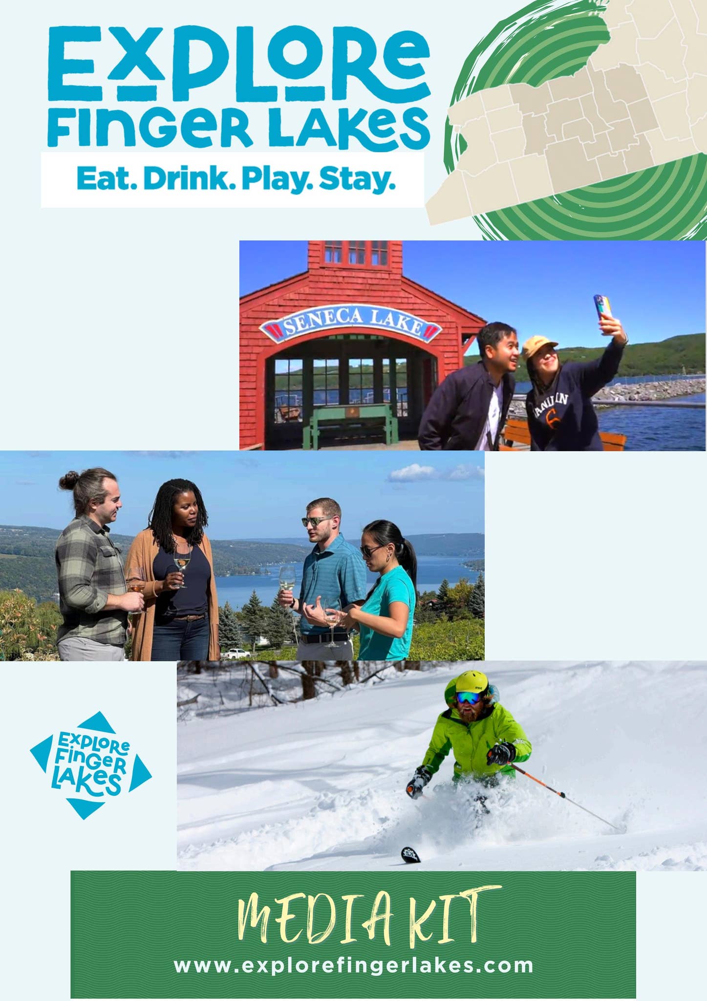 Curated visual reference: Visual Reference: Explore Finger Lakes Media Kit By Finger Lakes Tourism Alliance