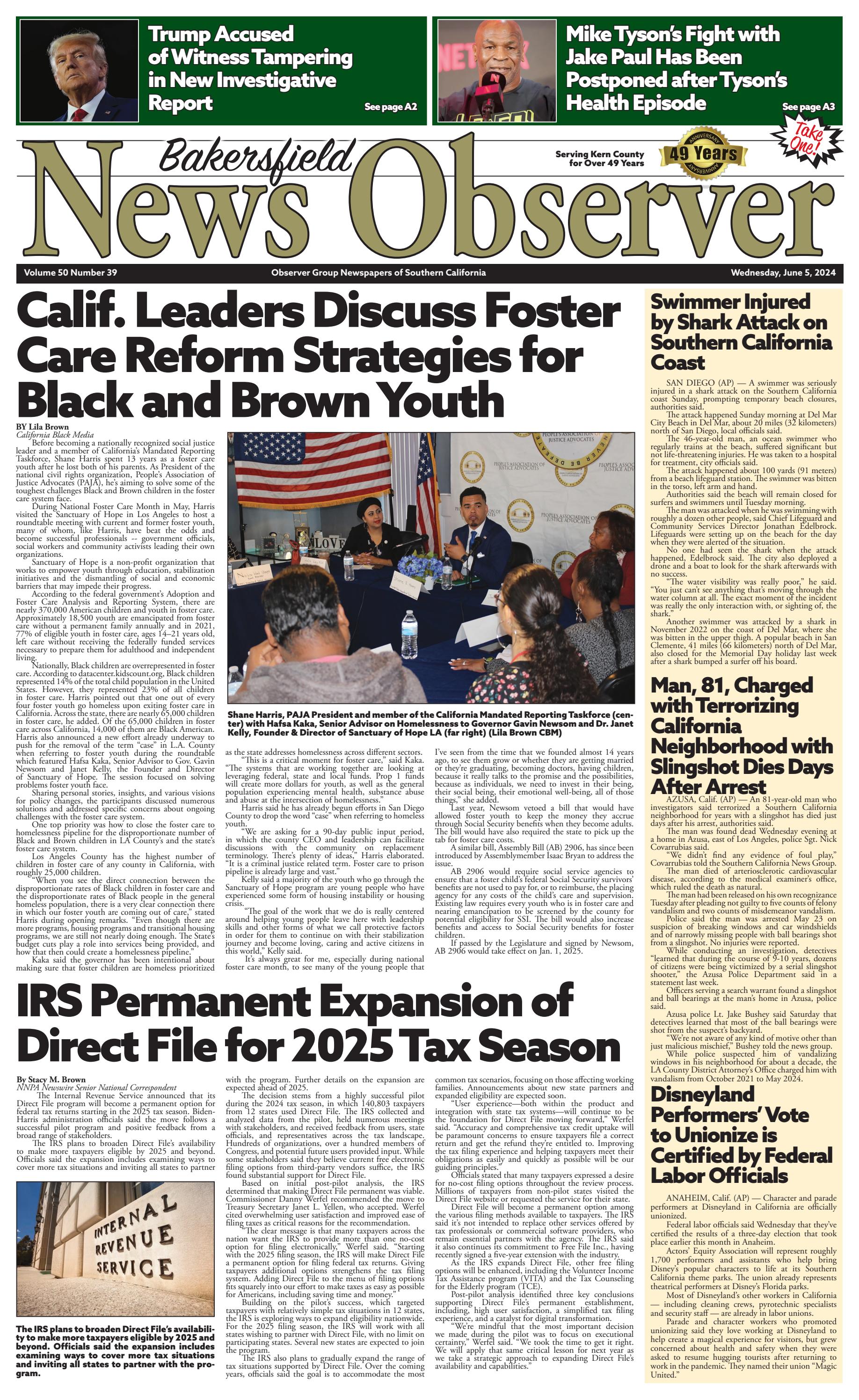 Bakersfield News Observer 6.5.24 by Observer Group Newspapers of