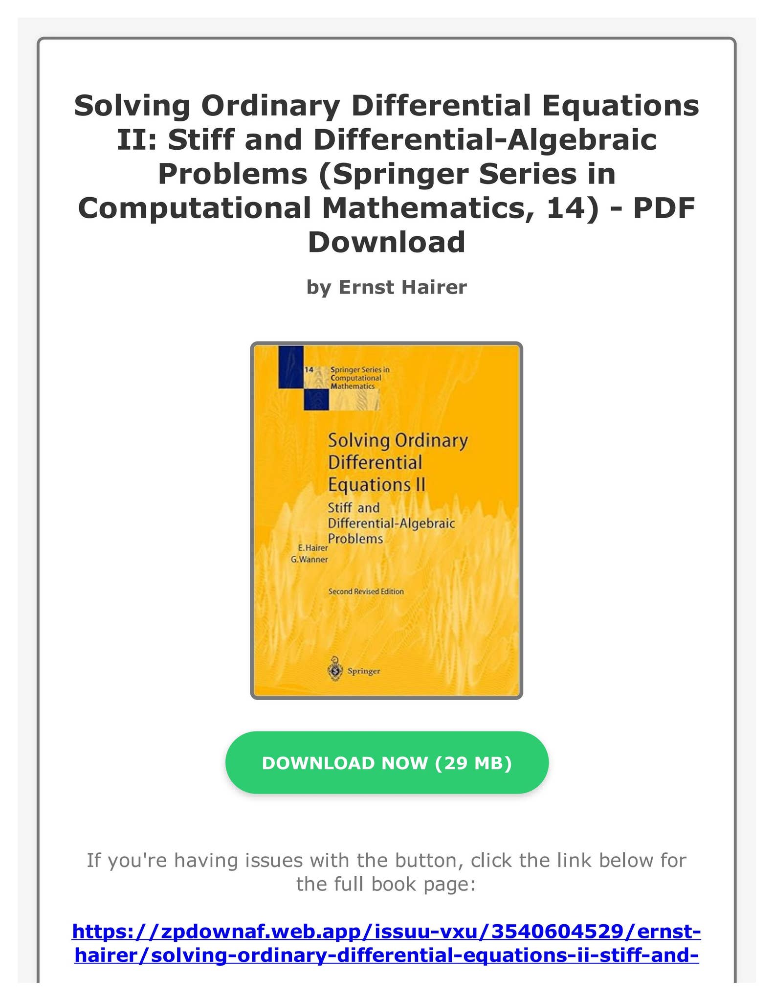 語学+参考書 Geometric Numerical Integration: Structure-Preserving Algorithms for Ordinary Differential Equations (Springer Series in Computational Mathematics) Geometric Numerical Integration: Structure-Preserving