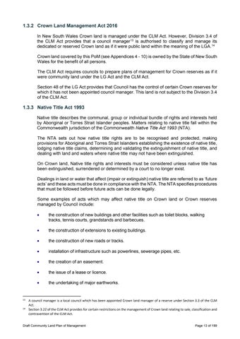MidCoast Community Land (Generic) Plan of Management 第 13 页