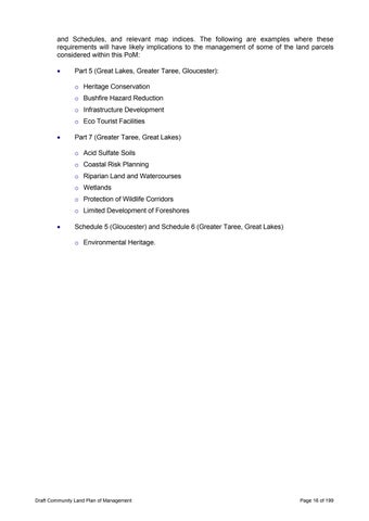 MidCoast Community Land (Generic) Plan of Management 第 16 页