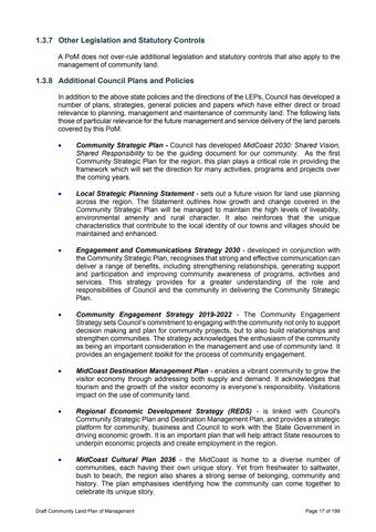 MidCoast Community Land (Generic) Plan of Management 第 17 页