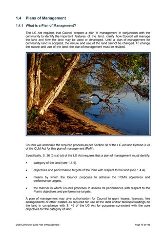 MidCoast Community Land (Generic) Plan of Management 第 19 页
