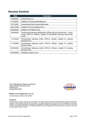 MidCoast Community Land (Generic) Plan of Management 第 2 页
