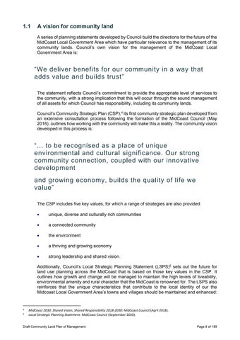 MidCoast Community Land (Generic) Plan of Management 第 8 页