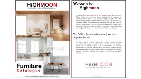 Highmoon 办公 家具 现代 Designs 目录 第 1 页