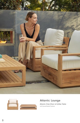 Teak + Table Outdoor 家具目录 · Teak + 桌 Source 册 第 4 页