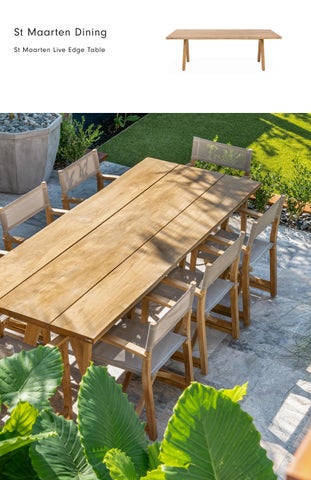Teak + Table Outdoor 家具目录 · Teak + 桌 Source 册 第 5 页