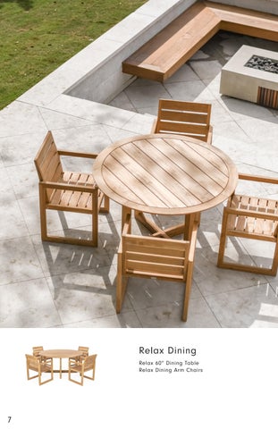 Teak + Table Outdoor 家具目录 · Teak + 桌 Source 册 第 8 页