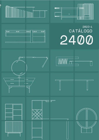 Solansh Segura Salazar 2400- 家具目录 德文 muebles diseñados por arquitectos 第 1 页