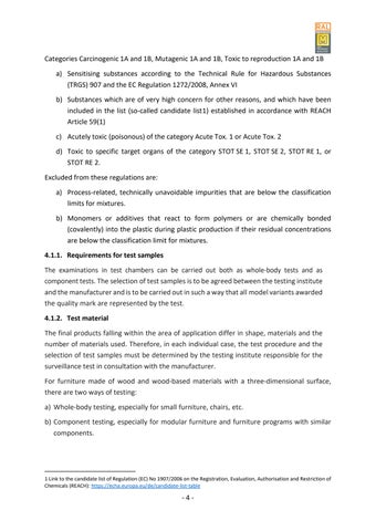 Quality and testing regulations for 柜 家具 第 10 页
