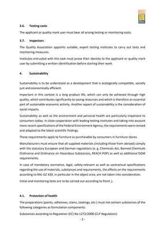 Quality and testing regulations for 柜 家具 第 9 页