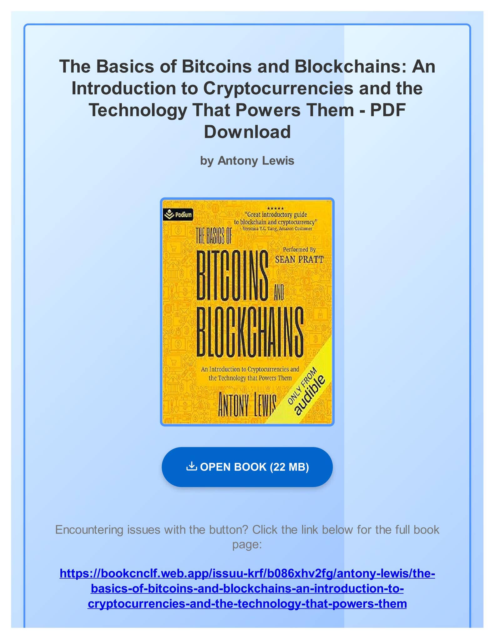 (FREE (PDF) The Basics of Bitcoins and Blockchains: An Introduction to ...