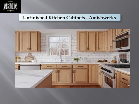 Unfinished Kitchen Cabinets - Amishwerks