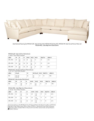 Hickory Chair Jules 家具产品集 册 - Naples/Sarasota 第 8 页