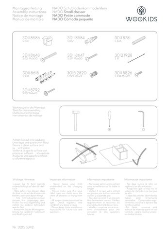 Wookids 家具目录 · NADO Small 斗柜 第 2 页