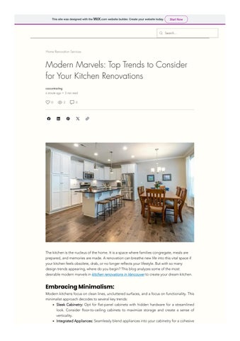 Modern Marvels: Top Trends to Consider for Your Kitchen Renovations