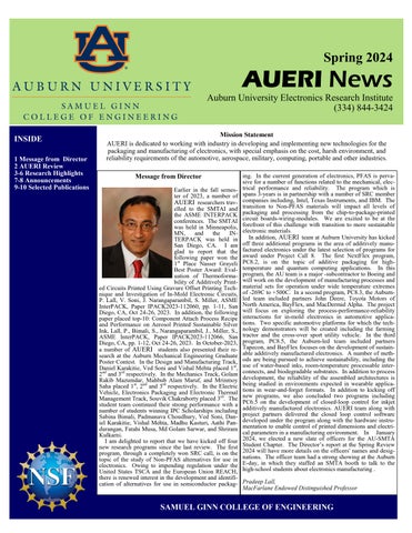 AUERI Spring 2024 Review Newsletter