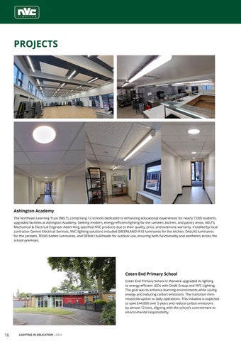NVC Lighting UK NVC Education 灯饰手册 2024 第 16 页
