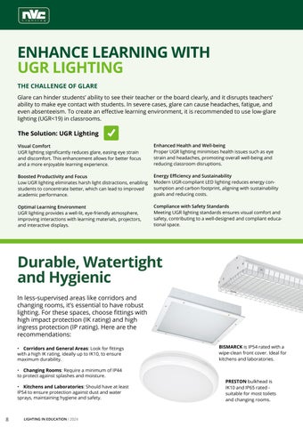 NVC Lighting UK NVC Education 灯饰手册 2024 第 8 页
