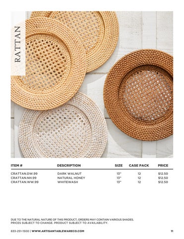 2024 Artisan Tableware Co. 家具目录 第 11 页