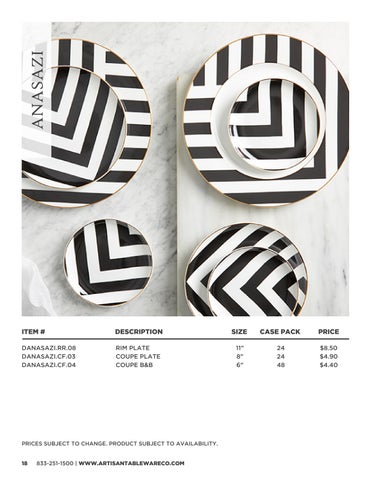 2024 Artisan Tableware Co. 家具目录 第 18 页