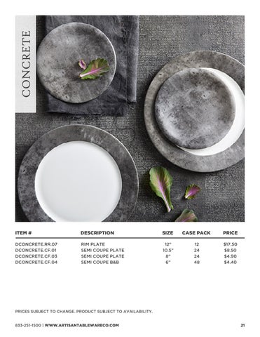 2024 Artisan Tableware Co. 家具目录 第 21 页