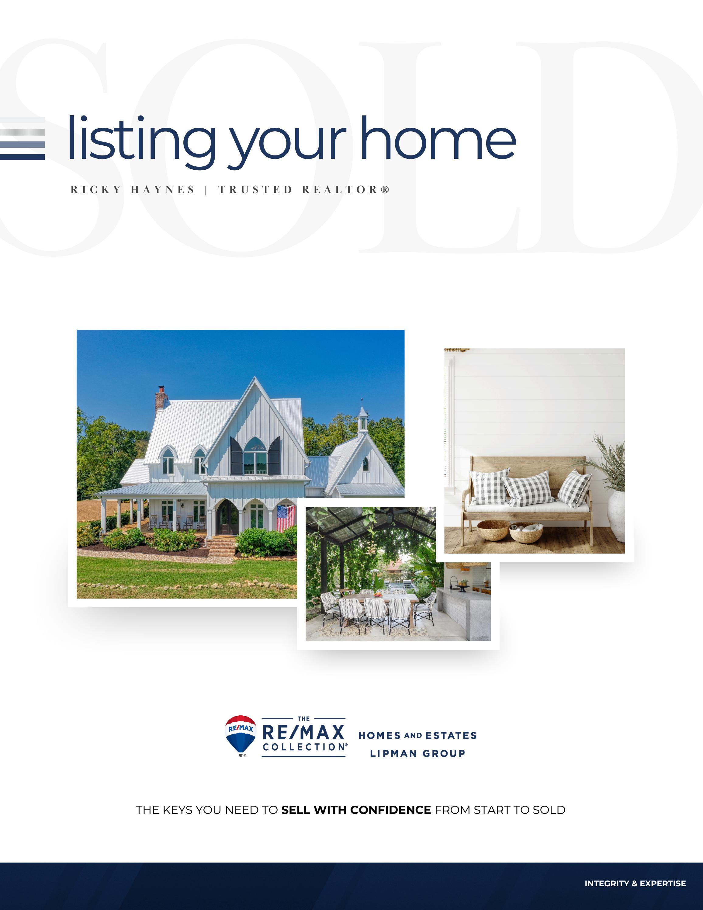 Ricky Haynes Listing Presentation by RE/MAX Homes and Estates, Lipman