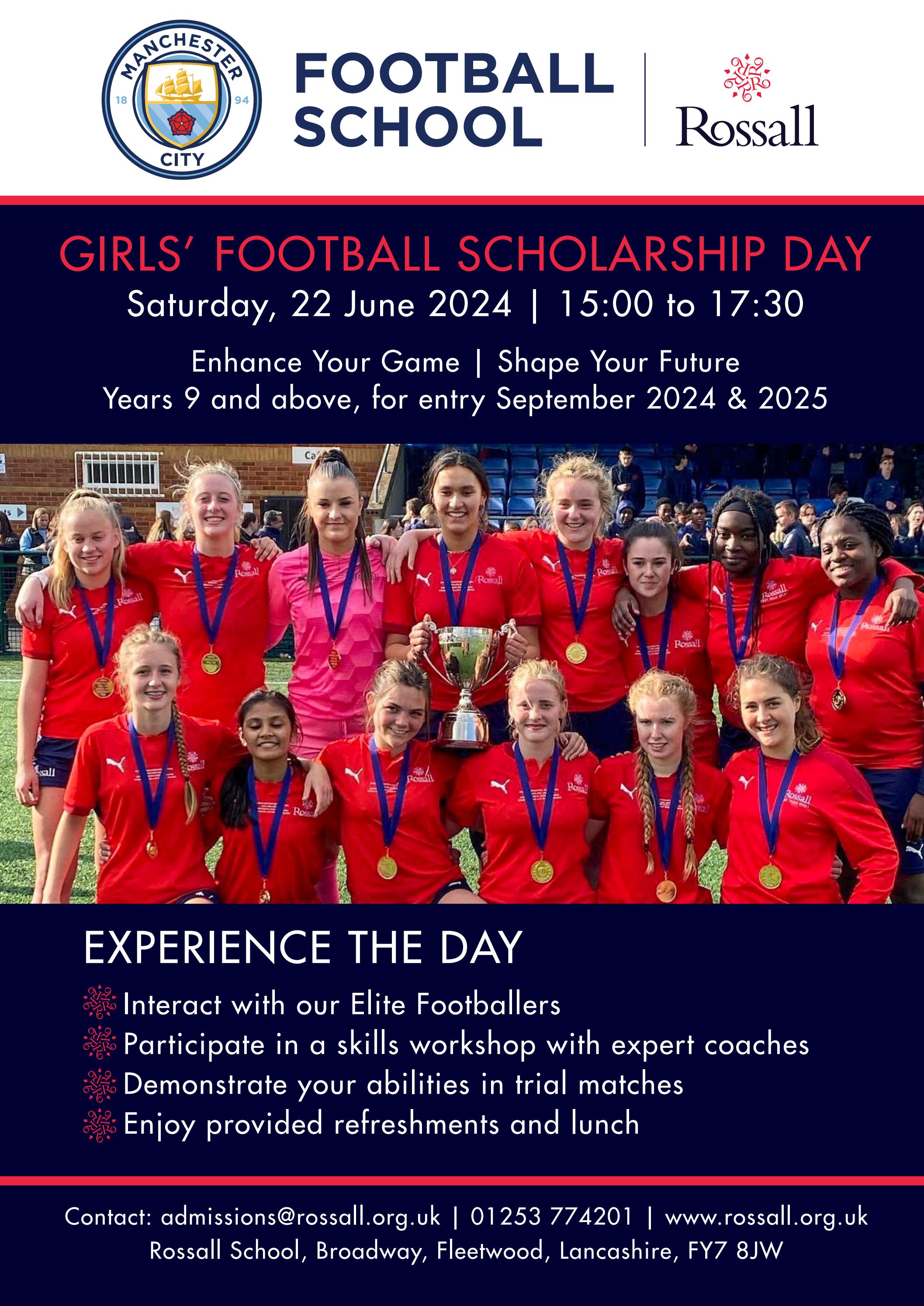 Girls' Football Scholarship Day by Rossall School - Issuu