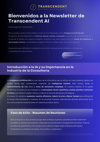 Newsletter semanal de IA