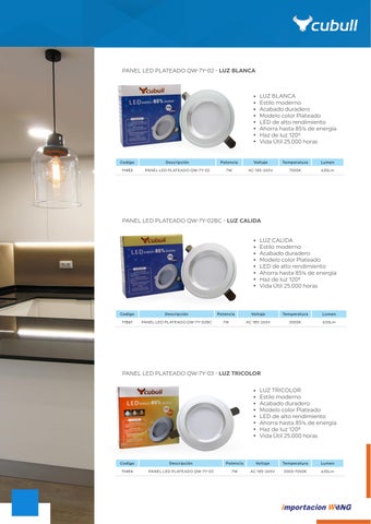 JDS_PE 灯饰目录 · CATALOGO LUMINARIAS CUBULL 第 16 页
