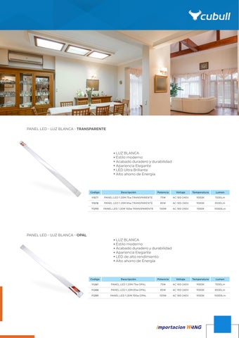 JDS_PE 灯饰目录 · CATALOGO LUMINARIAS CUBULL 第 19 页