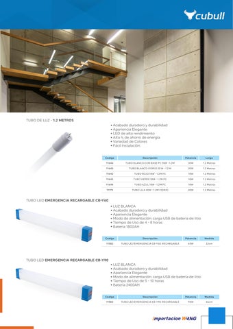 JDS_PE 灯饰目录 · CATALOGO LUMINARIAS CUBULL 第 3 页