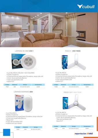 JDS_PE 灯饰目录 · CATALOGO LUMINARIAS CUBULL 第 4 页