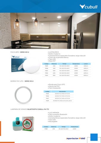 JDS_PE 灯饰目录 · CATALOGO LUMINARIAS CUBULL 第 5 页