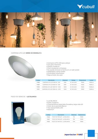JDS_PE 灯饰目录 · CATALOGO LUMINARIAS CUBULL 第 9 页