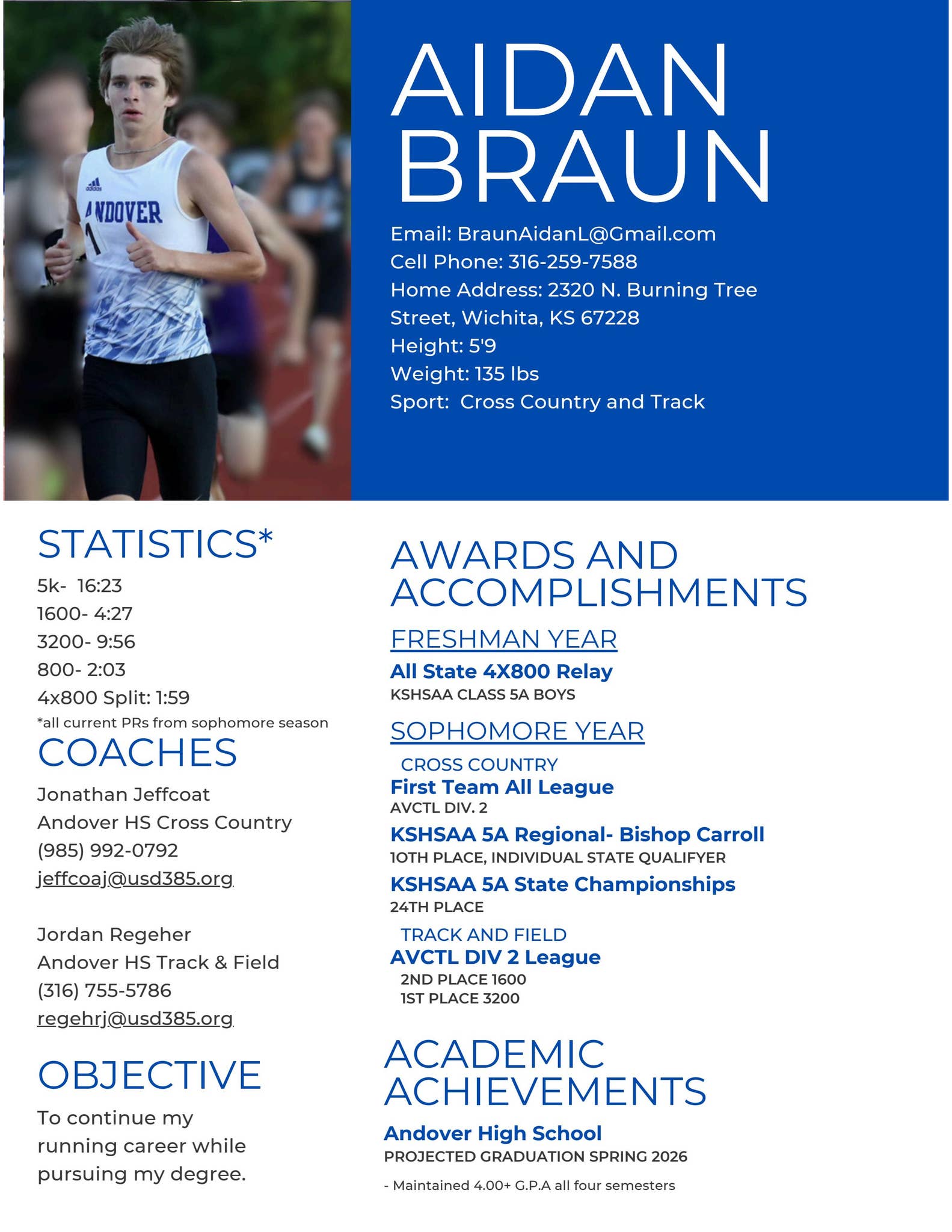 Aidan Braun Athlete Resume by naimartens - Issuu