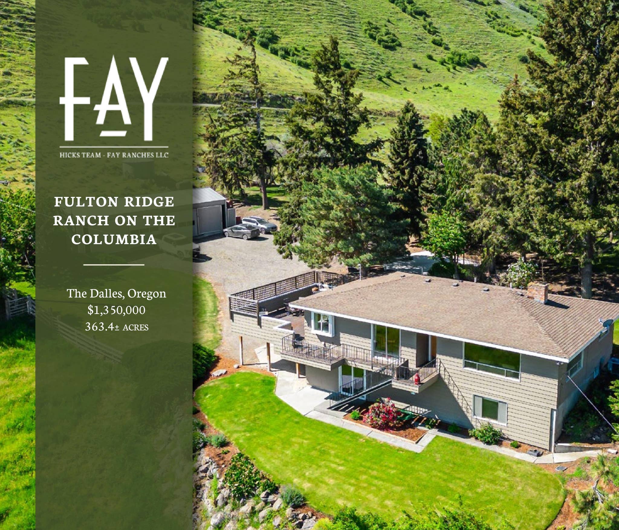 SOLD: Fulton Ridge Ranch on the Columbia | Fay Ranches by Fay Ranches ...
