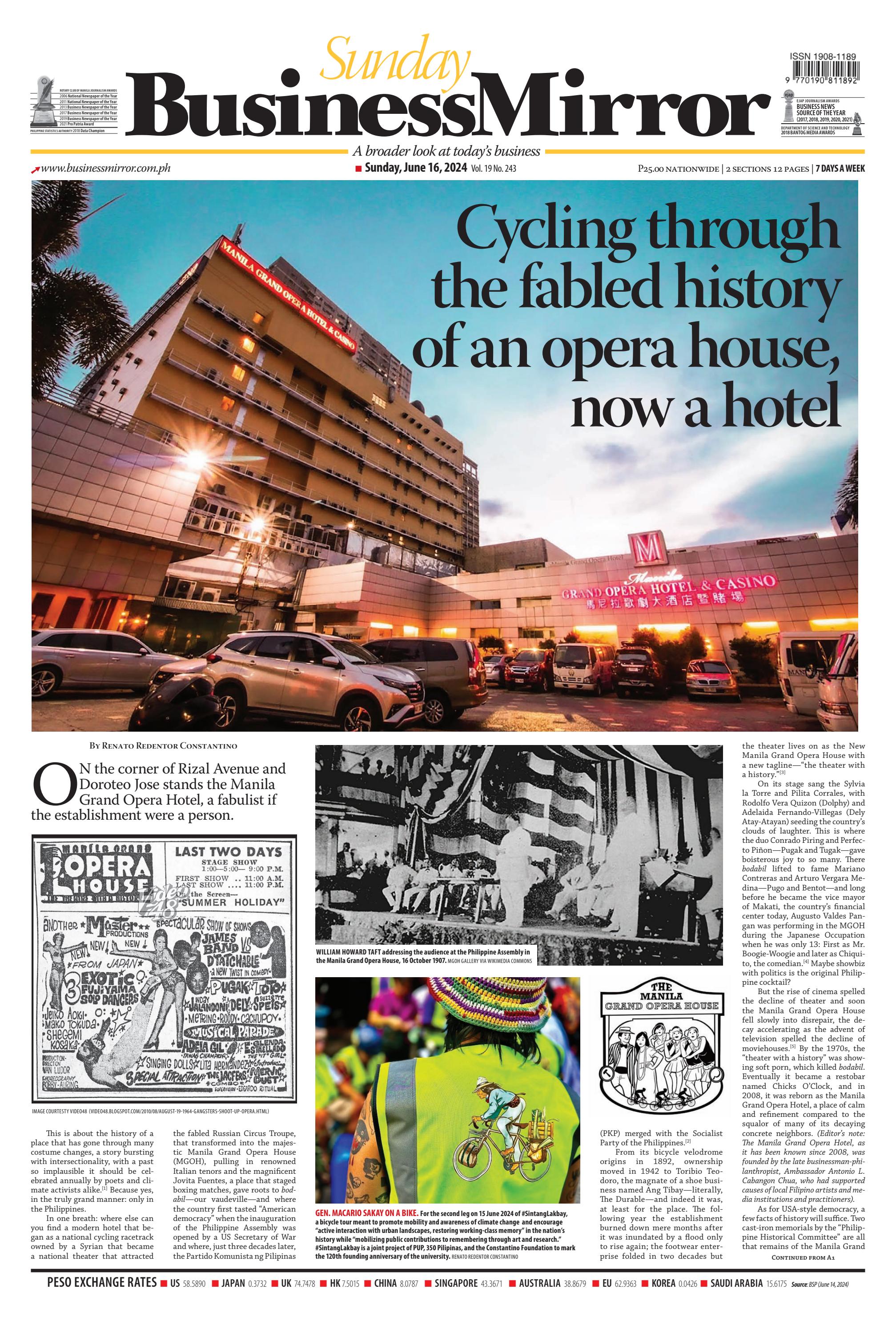 BusinessMirror June 16, 2024 by BusinessMirror - Issuu