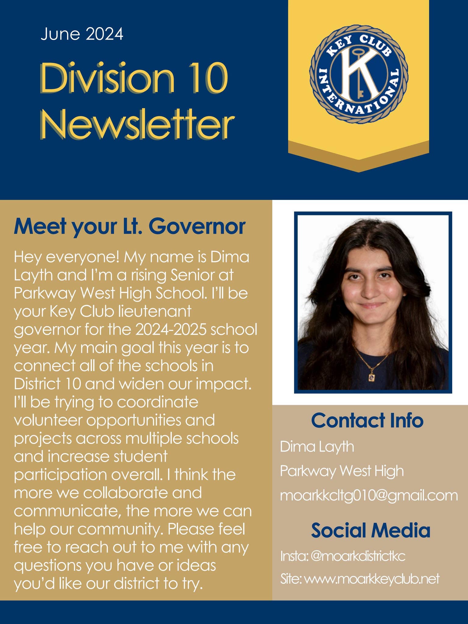 Key Club Example Newsletter D10 June Key Club LTG Newsletter by District 10 MO-ARK Key Club - Issuu