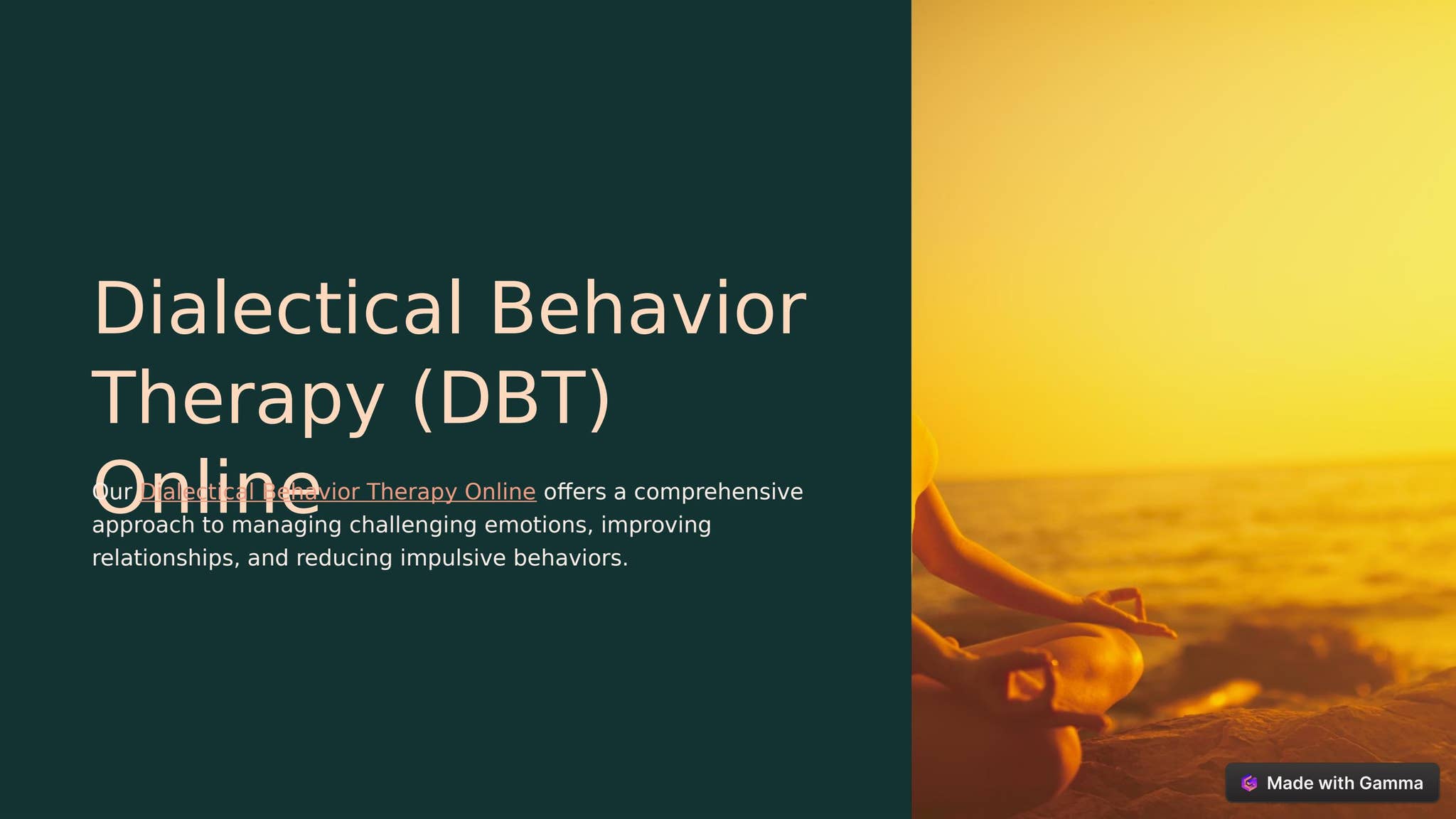 Enhance Your Well-Being with Dialectical Behavior Therapy Online by ...