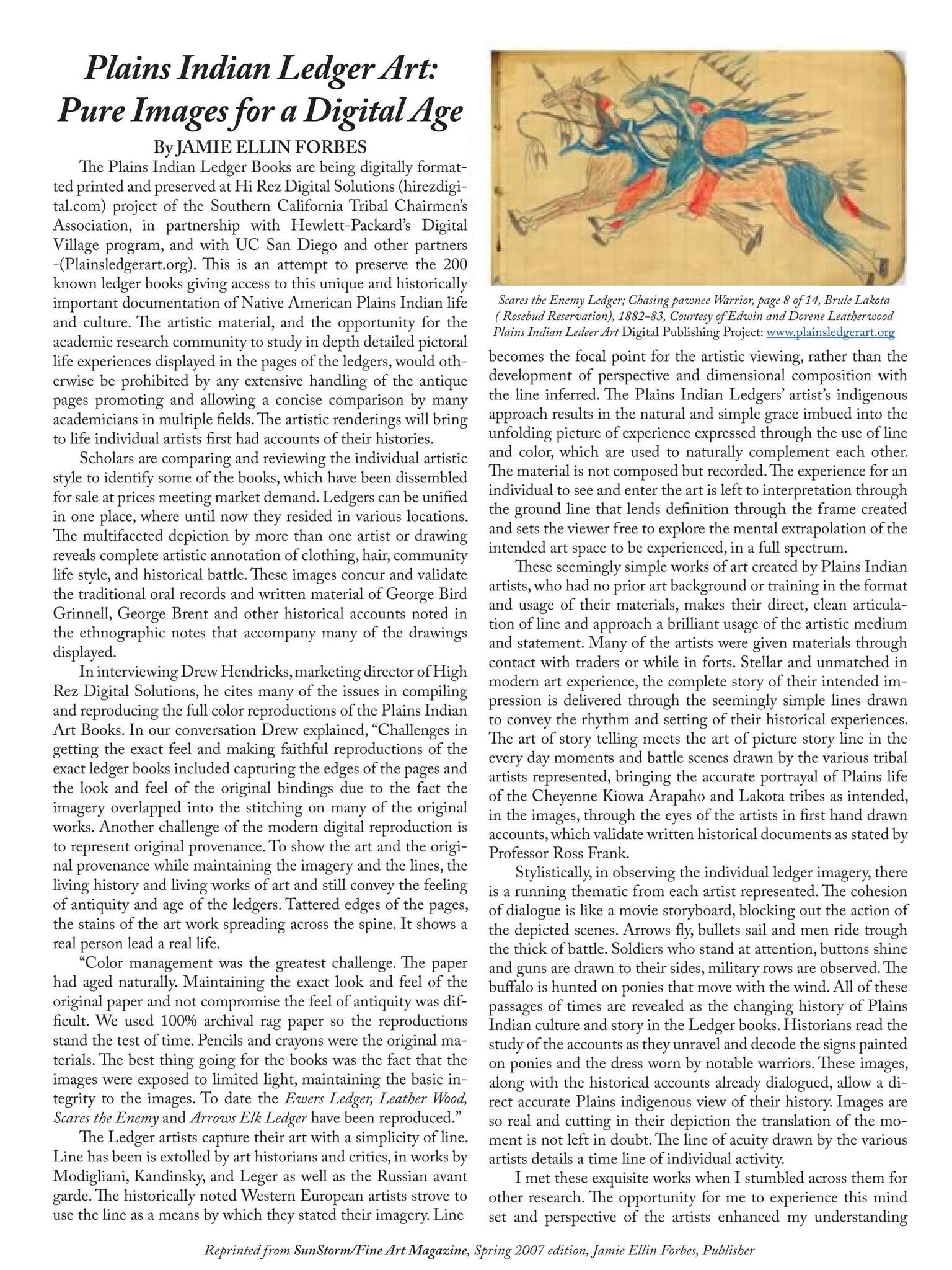 Plains Indian Ledger Art by Fine Art Magazine - Issuu