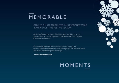 Radisson Blu London Stansted Airport: Festive 家具手册 Season 2024 第 3 页