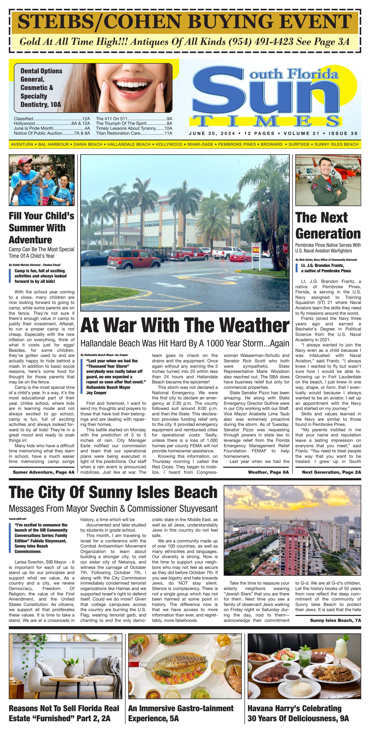 Sun Times Issue 06 20 24 By The South Florida Sun Times Newspaper Issuu