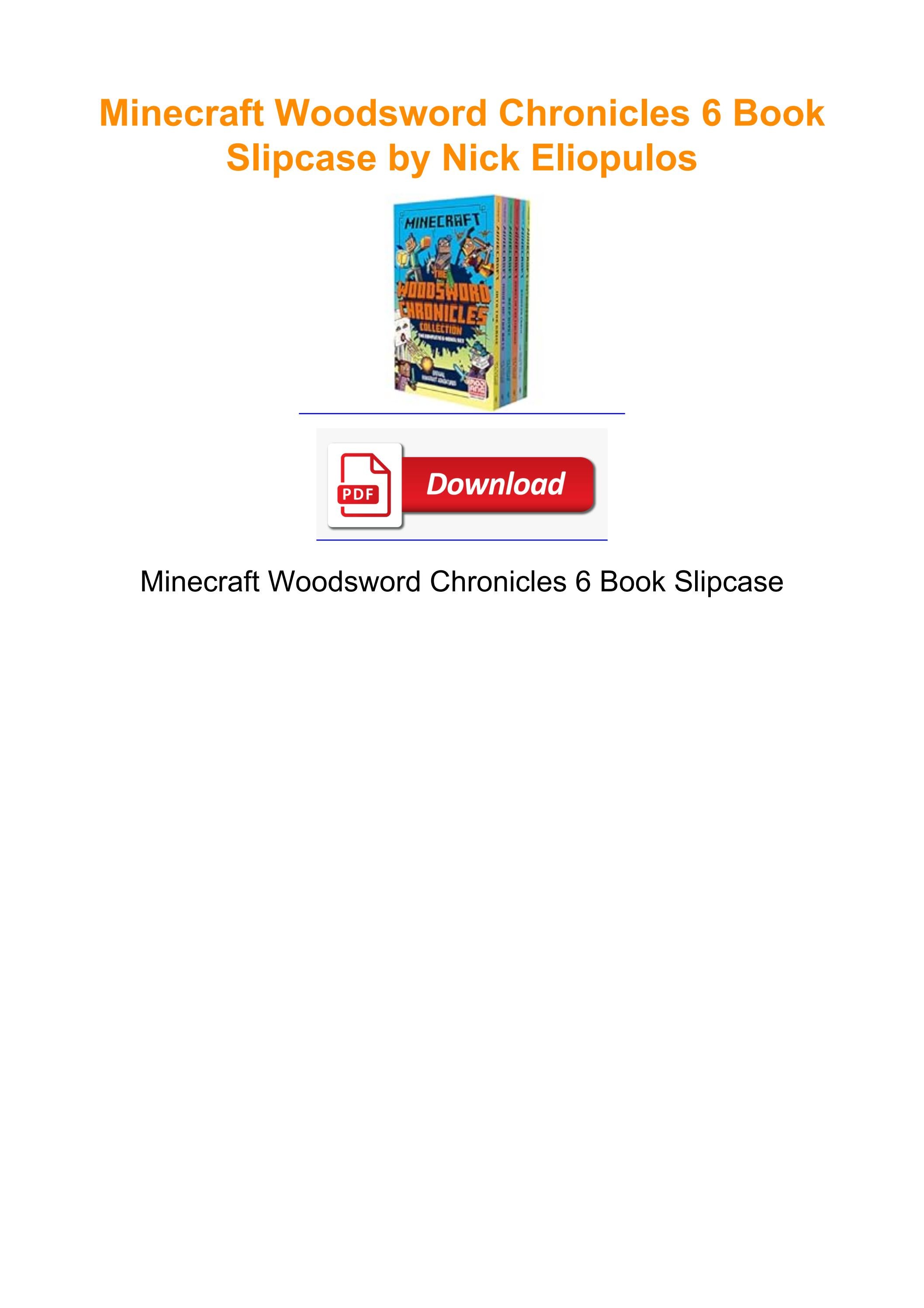 get⚡[PDF] Minecraft Woodsword Chronicles 6 Book Slipcase by Nick ...