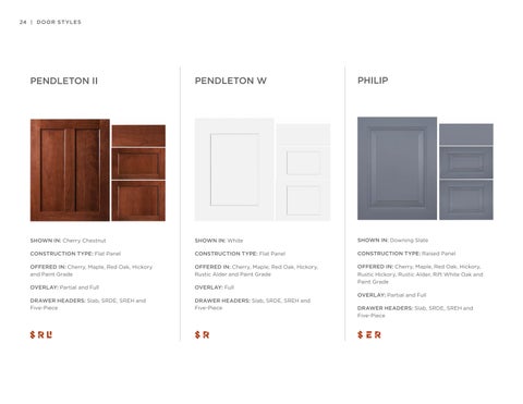 Styles, Woods × Finishes | All Product Lines | June 2024 更新版 第 24 页