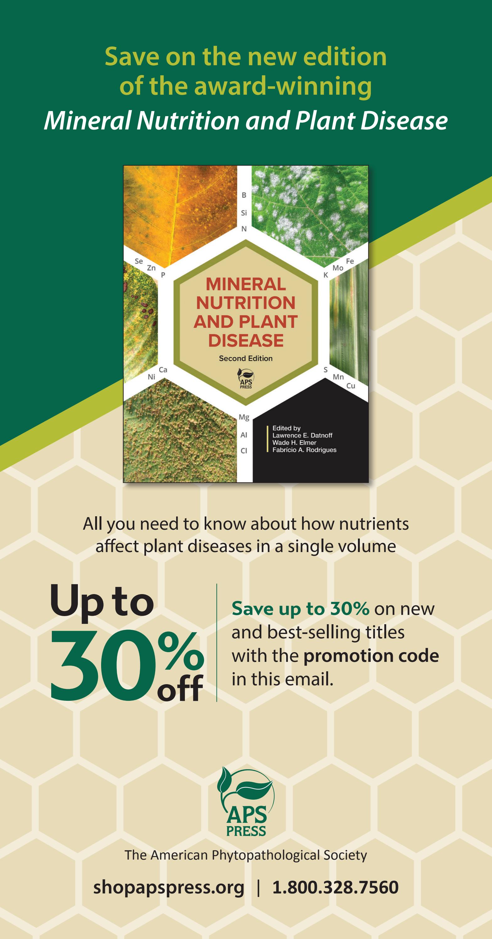 Mineral Nutrition and Plant Disease Online Brochure by Scientific Societies - Issuu