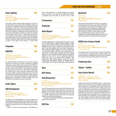 Euro Cine Expo 2024 Showguide 第 17 页